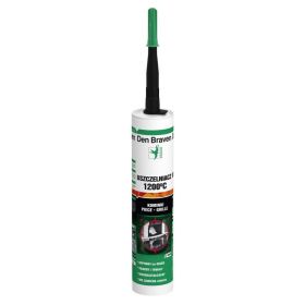 Uszczelniacz Bostik Fire Sealant 1200 C 280ml Czarny 617151 Den Braven