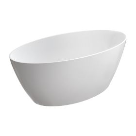 Wanna Wolnostojąca Siena Biały 160,5x80,5 SIENAWWBP Omnires