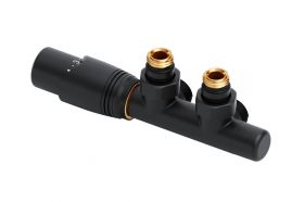 Zawór Termostatyczny Volaro Lewy Czarny GREX.VO2.50L.BL Excellent