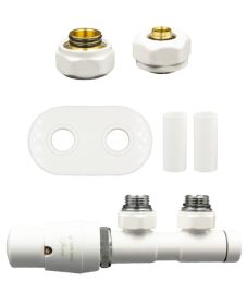 Zestaw Grzejnikowy Twins All In One Prawy Biały ATSGS0206CFK/P Varioterm