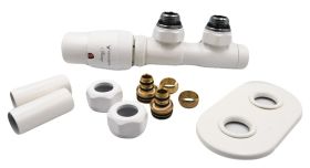 Zestaw Grzejnikowy Twins All In One Prawy Biały ATSGS0221CFK/P(PEX) Varioterm