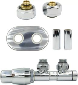 Zestaw Grzejnikowy Twins All In One Lewy Chrom ATSGS0202CFK/L Varioterm