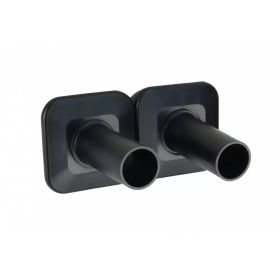 Zestaw Maskujący Rozeta Podwójna + Tuleje Maskujące TZM/C Czarny Tully