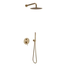 Zestaw Prysznicowo Wannowy Podtynkowy Pi Miedziany Szczotkowany AREX.SET.1247CB Excellent