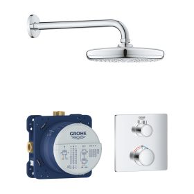 Zestaw Prysznicowy Grohtherm Z Deszczownicą Tempesta 210 34728000 Grohe