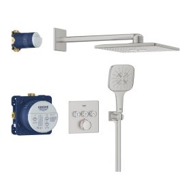 Zestaw Prysznicowy Z Deszczownicą Rainshower Smartactive 310 Cube Grohtherm SmartControl 34864DC0 Grohe