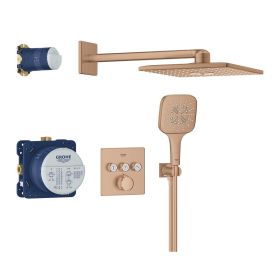 Zestaw Prysznicowy Z Deszczownicą Rainshower Smartactive 310 Cube Grohtherm SmartControl 34864DL0 Grohe