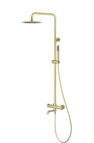 Zestaw WannowoPrysznicowy Fly Złoty Szczotkowany 030130GN Emporia