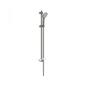 Zestaw Z Drążkiem Prysznicowym, 3 Strumienie Euphoria 110 Massage Brushed Hard Graphite 27226AL1 Grohe