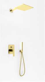Zestaw Prysznicowy Experience Brushed Gold QW210EGDBQ25 Kohlman