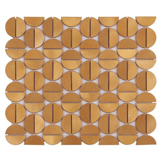 Mozaika Allumi Tabs Brass Gold 35x29,8 Dunin