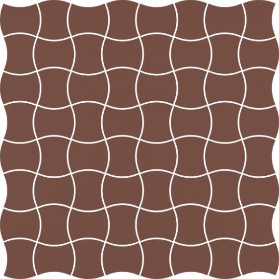 Mozaika Modernizm Brown 30,86x30,86 Paradyż