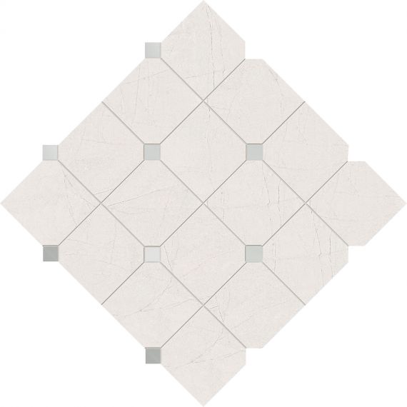 Mozaika ścienna Idylla White 60,8x30,8 Tubądzin Domino