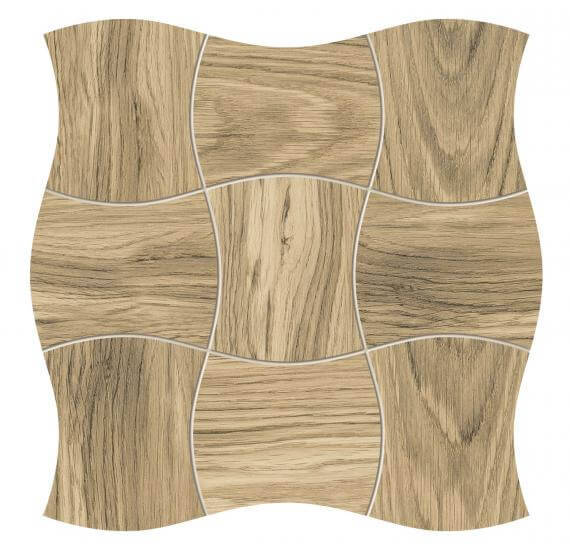 Mozaika Ścienna Royal Place Wood 29,3x29,3 Tubądzin