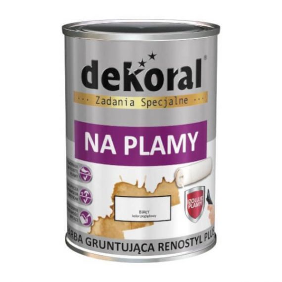 Farba Gruntująca Renostyl Plus Biały Mat 0,4L Dekoral