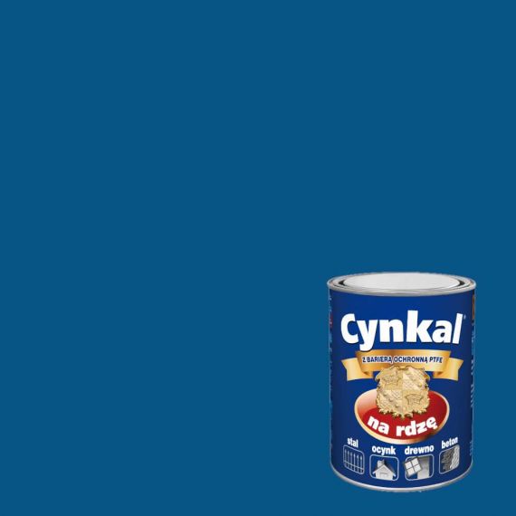 Farba Do Metalu Cynkal Niebieski Ciemny 0,7L Malexim