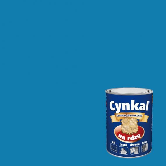 Farba Do Metalu Cynkal Niebieski 0,7L Malexim