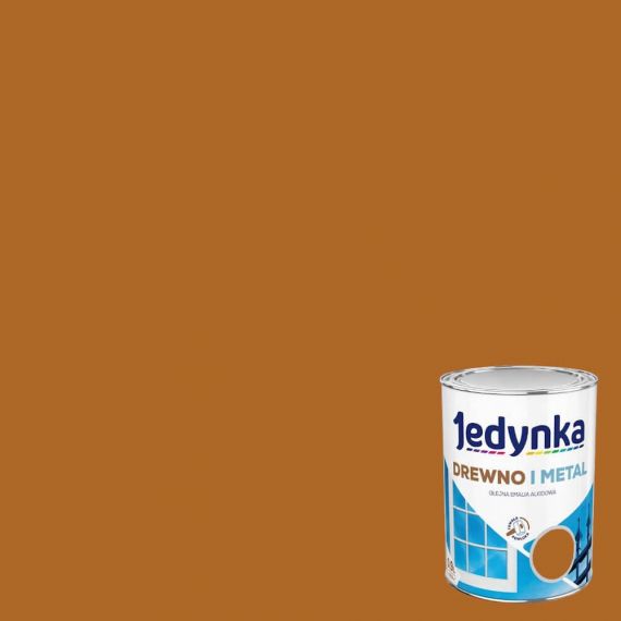 Farba Drewno I Metal Orzech Jasny 0,9L Jedynka