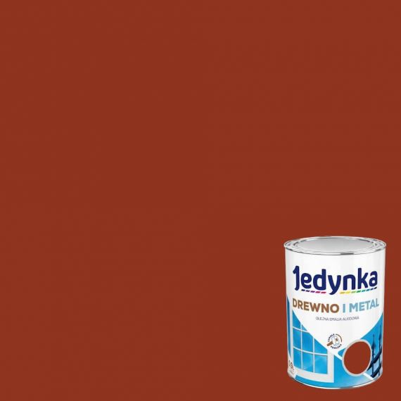 Farba Drewno I Metal Orzech Średni 0,9L Jedynka
