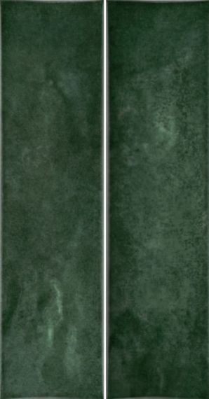 Płytka Ścienna Masovia Verde B Połysk STR 29,8x7,8 gr.10mm Tubądzin