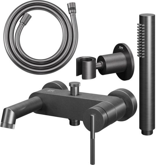 Zestaw Prysznicowy Rio Gun Metal Emporia