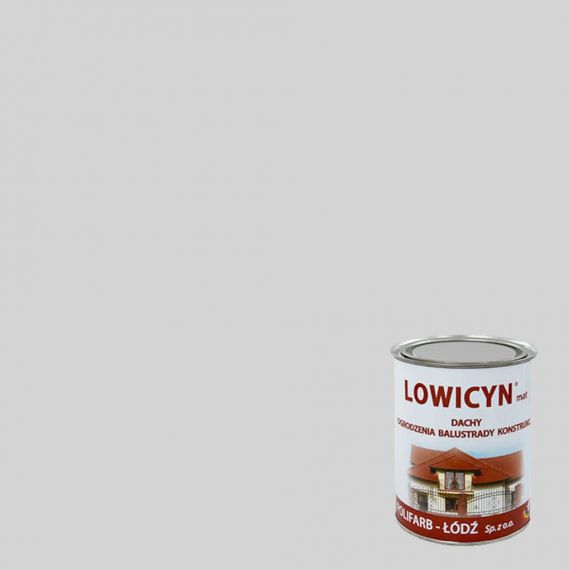 Farba Lowicyn Popielaty Jasny 0,8L Polifarb Łódź