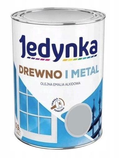 Farba Drewno I Metal Popielaty 0,9L Jedynka