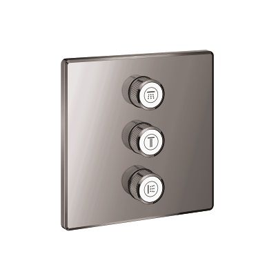 Potrójny Zawór Odcinający Grohtherm SmartControl Hard Graphite 29127A00 Grohe