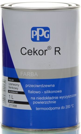 Farba Cekor R Czerwony Tlenkowy 1L Sigma Coatings