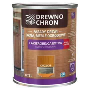 Lakierobejca Extra Orzech Jasny 0,75L Drewnochron