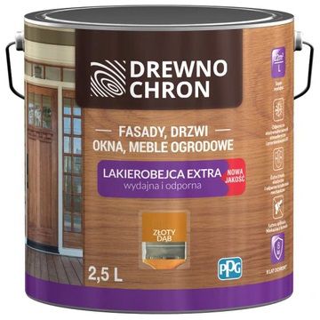 Lakierobejca Extra Złoty Dąb 2,5L Drewnochron