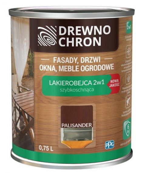 Lakierobejca 2w1 Palisander 0.75L Drewnochron