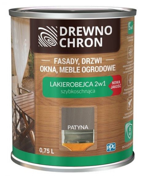 Lakierobejca 2w1 Patyna 0.75L Drewnochron