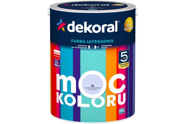 Farba Moc Koloru Liliowe Zauroczenie 5L Dekoral