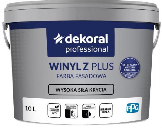 Winyl Z Plus Biały 10L Dekoral