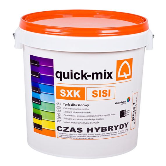 Tynk SISI Baranek Baza Biała 1,5mm 25 KG Quick Mix