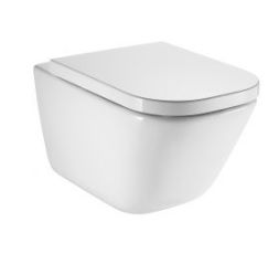 Miska WC Podwieszana Bez Kołnierza Supraglaze A34647LS00 54 x 35 34.5 cm Roca