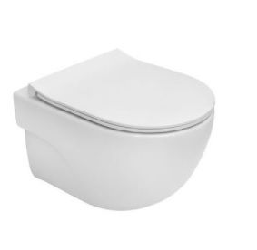 Miska WC RimlessMeridian + Deska Wolnoopadająca 40x36 Roca