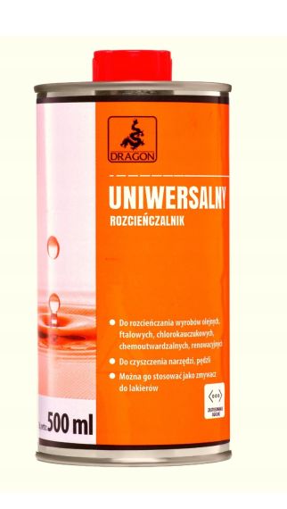 Rozcieńczalnik Uniwersalny 0.5L Dragon Rozcieńczalnik Uniwersalny 0.5L Dragon
