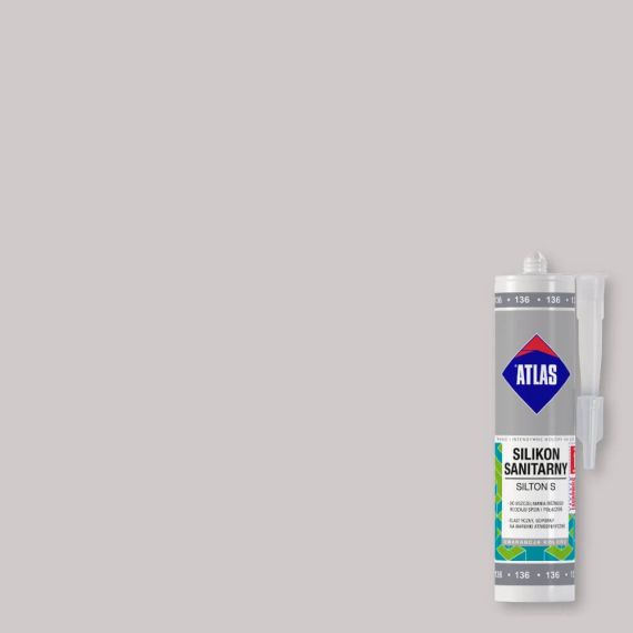Silikon Sanitarny Silton S Popielaty 202 Atlas