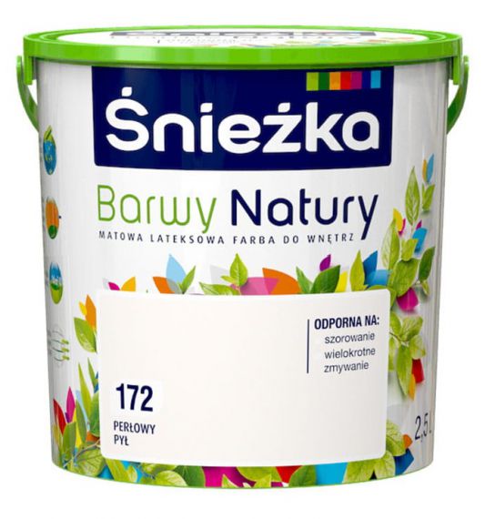 Farba Lateksowa Barwy Natury Perłowy Pył 2.5L 172 Śnieżka