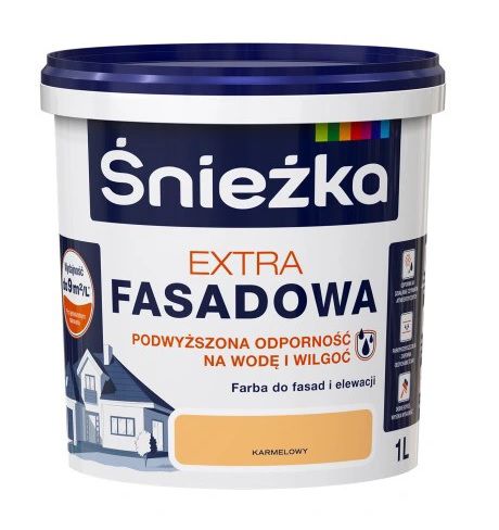 Farba Fasadowa Extra Karmelowa 1L Śnieżka