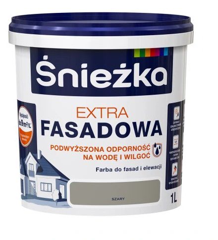 Farba Fasadowa Extra Śnieżnobiały 5L Śnieżka