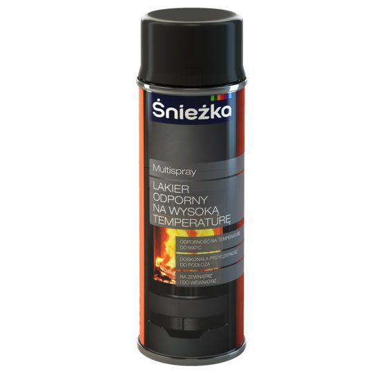 Spray Odporny Na Wysoką Temperaturę Czarny 400 ml Śnieżka