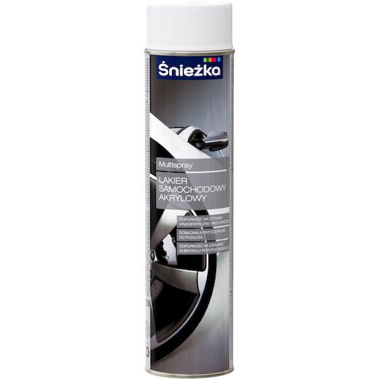 Spray Samochodowy Biały Połysk 600 ml Śnieżka