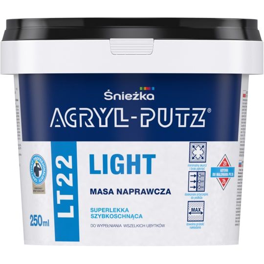 Masa Naprawcza Acryl Putz Light 0,25L Śnieżka