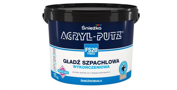 Masa Szpachlowa Acryl Putz Finisz 17 kg Śnieżka