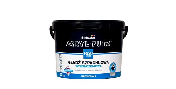 Masa Szpachlowa Acryl Putz Finisz 27 kg Śnieżka