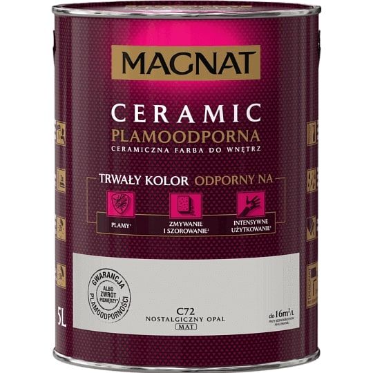 Farba Ceramiczna Magnat Ceramic C72 Nostalgiczny Opal 5l Magnat