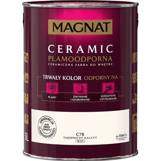 Farba Ceramiczna Magnat Ceramic C78 Tajemniczy Kalcyt 5L Magnat